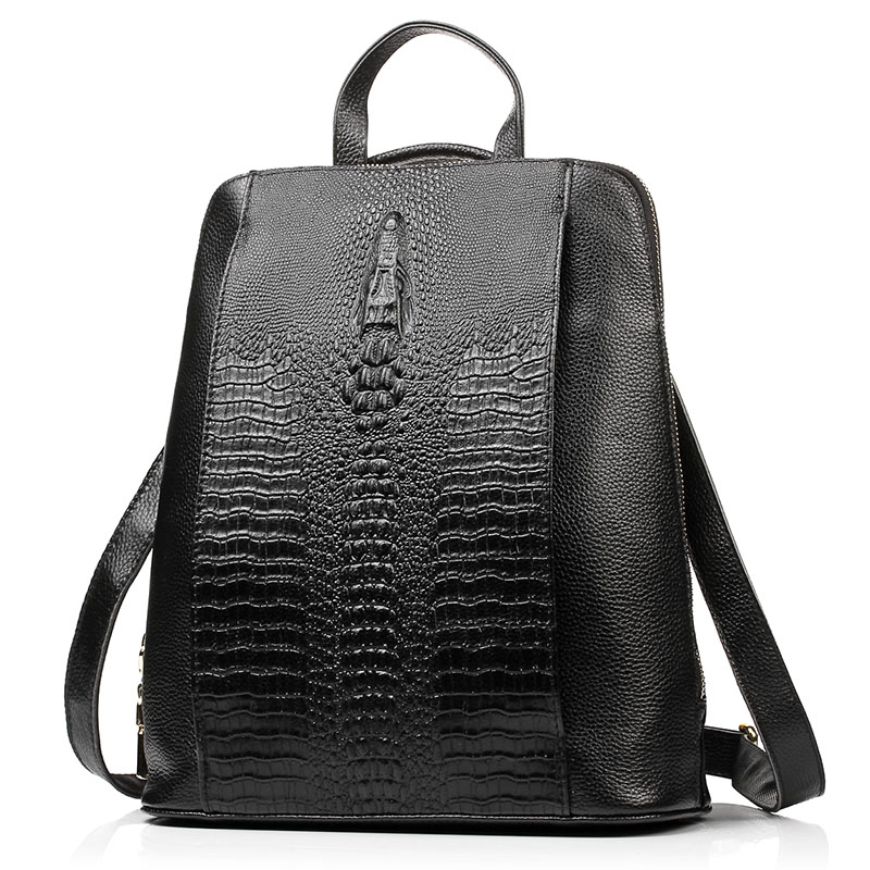 Mochila Zency de piel de cocod - Leather Work Backpack reseña y precio